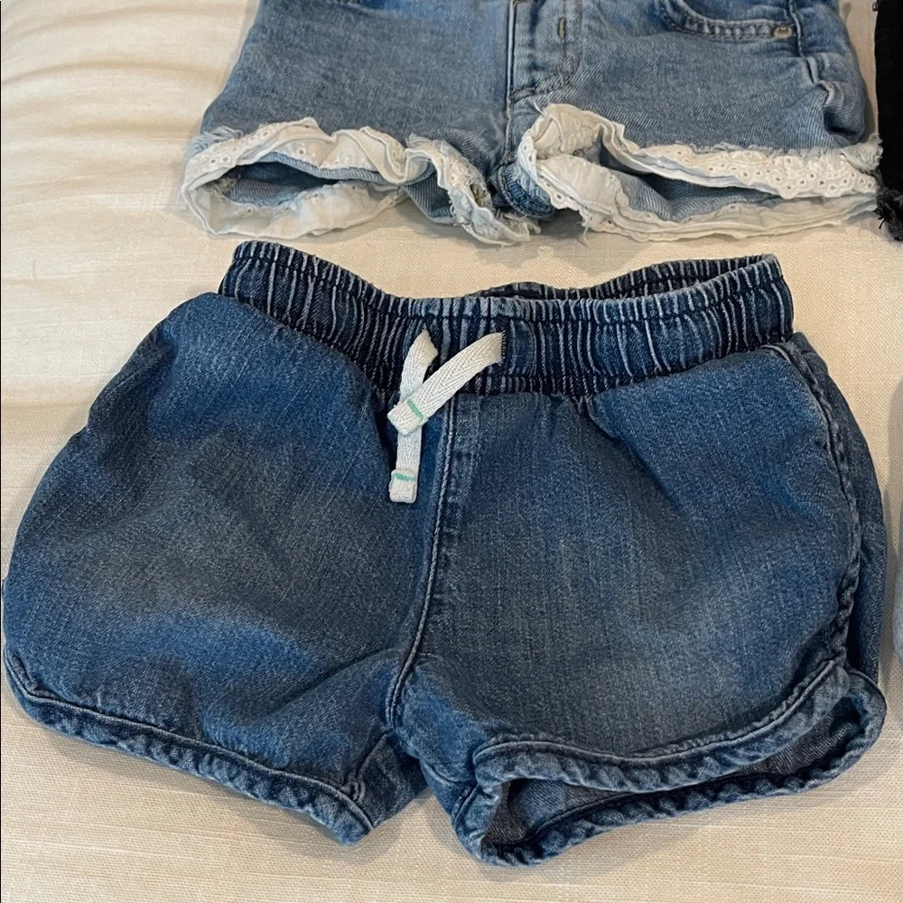 Cat & Jack Kids Shorts Set - Black, medium and Light Blue 2T
